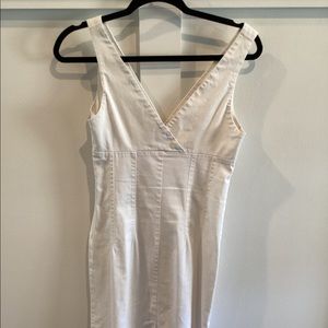 Classic White Sheath dress